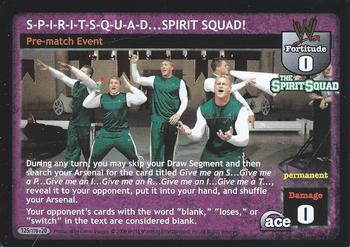 2006 Comic Images WWE Raw Deal: The Great American Bash #125 S-P-I-R-I-T-S-Q-U-A-D...SPIRIT SQUAD! Front