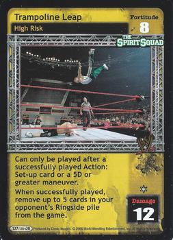 2006 Comic Images WWE Raw Deal: The Great American Bash #127 Trampoline Leap Front