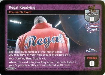2006 Comic Images WWE Raw Deal: The Great American Bash #139 Regal Readying Front