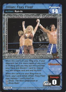 2006 Comic Images WWE Raw Deal: The Great American Bash #53 Jillian: Foxy Fixer Front