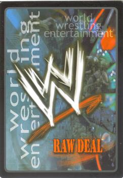 2006 Comic Images WWE Raw Deal: The Great American Bash #57 Straight-Shootin' Interview Back