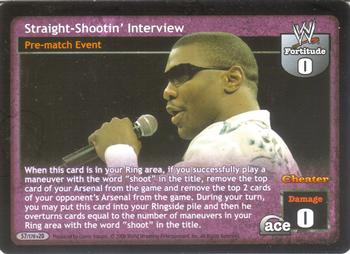 2006 Comic Images WWE Raw Deal: The Great American Bash #57 Straight-Shootin' Interview Front