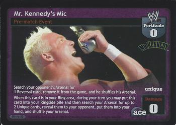 2006 Comic Images WWE Raw Deal: The Great American Bash #89 Mr. Kennedy's Mic Front