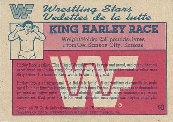 1987 O-Pee-Chee WWF #10 King Harley Race Back