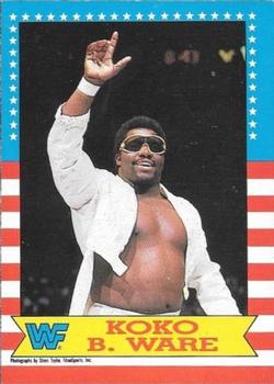 1987 O-Pee-Chee WWF #5 Koko B. Ware Front