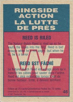 1987 O-Pee-Chee WWF #46 Reed is Riled Back