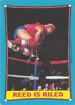 1987 O-Pee-Chee WWF #46 Reed is Riled Front