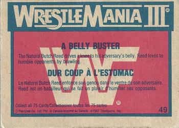 1987 O-Pee-Chee WWF #49 A Belly Buster Back