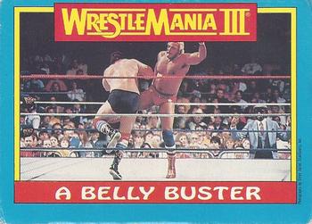 1987 O-Pee-Chee WWF #49 A Belly Buster Front