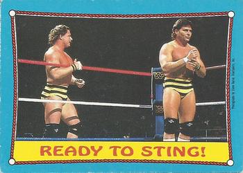 1987 O-Pee-Chee WWF #62 Ready to Sting! Front