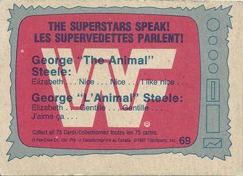 1987 O-Pee-Chee WWF #69 George 