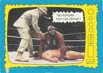 1987 O-Pee-Chee WWF #70 Kimchee / Kamala Front