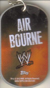 2012 Topps WWE Ringside Relic Dog Tags Inserts - Dog Tags #17 Evan Bourne Back