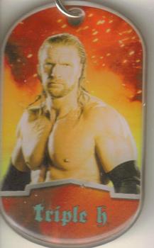 2012 Topps WWE Ringside Relic Dog Tags Inserts - Dog Tags #19 Triple H Front