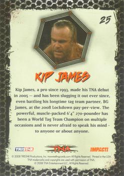 2008 TriStar TNA Impact #25 Kip James  Back