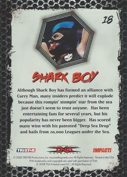 2008 TriStar TNA Impact #18 Shark Boy  Back