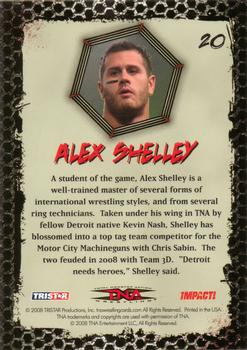 2008 TriStar TNA Impact #20 Alex Shelley  Back
