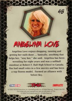 2008 TriStar TNA Impact #48 Angelina Love  Back
