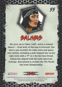2008 TriStar TNA Impact #55 Salinas  Back