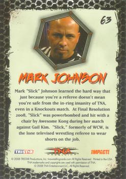 2008 TriStar TNA Impact #63 Mark Johnson  Back