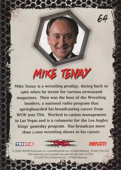 2008 TriStar TNA Impact #64 Mike Tenay  Back