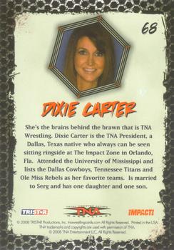 2008 TriStar TNA Impact #68 Dixie Carter  Back