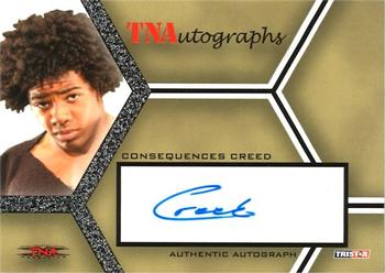 2008 TriStar TNA Impact - Autographs #A-CC2 Consequences Creed  Front