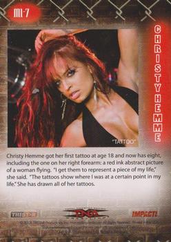 2008 TriStar TNA Impact - Muscles Ink #MI-7 Christy Hemme  Back