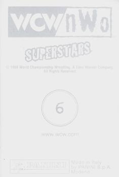 1998 Panini WCW/nWo Photocards #6 Goldberg Back