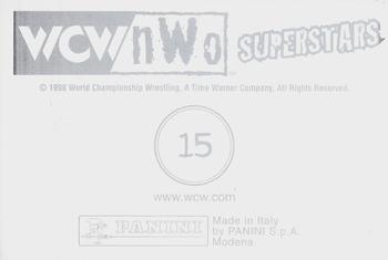 1998 Panini WCW/nWo Photocards #15 Goldberg vs Konnan Back