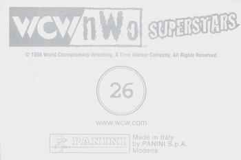 1998 Panini WCW/nWo Photocards #26 Hollywood Hogan Back
