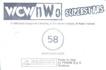 1998 Panini WCW/nWo Photocards #58 Booker T Back