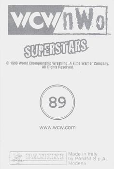 1998 Panini WCW/nWo Photocards #89 Dean Malenko Back