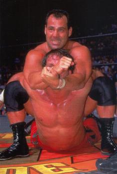 1998 Panini WCW/nWo Photocards #90 Dean Malenko vs Chris Benoit Front