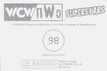 1998 Panini WCW/nWo Photocards #98 Bret Hart Back
