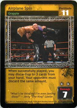 2001 Comic Images WWF Raw Deal: Fully Loaded #32 Airplane Spin Front