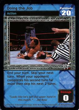 2001 Comic Images WWF Raw Deal: Fully Loaded #70 Doing the Job Front