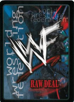 2001 Comic Images WWF Raw Deal: Fully Loaded #76 Defensive Posture Back