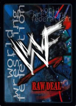 2000 Comic Images WWF Raw Deal #4 Roundhouse Punch Back