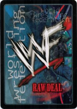 2000 Comic Images WWF Raw Deal #19 Clothesline Back