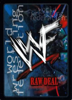 2000 Comic Images WWF Raw Deal #28 Body Slam Back