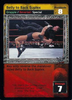 2000 Comic Images WWF Raw Deal #38 Belly to Back Suplex Front