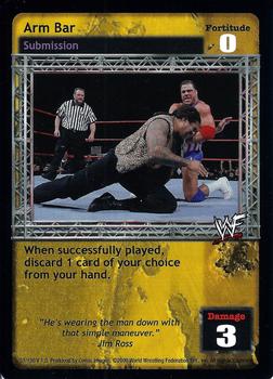 2000 Comic Images WWF Raw Deal #51 Arm Bar Front
