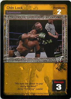 2000 Comic Images WWF Raw Deal #52 Chin Lock Front