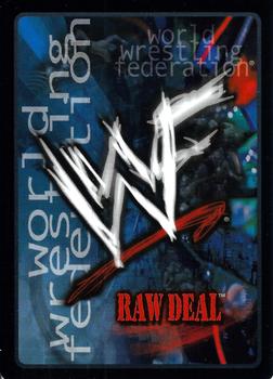 2000 Comic Images WWF Raw Deal #55 Choke Hold Back