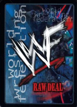 2000 Comic Images WWF Raw Deal #60 Bow & Arrow Back