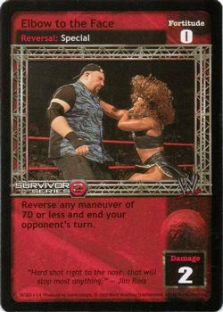 2000 Comic Images WWF Raw Deal #76 Elbow to the Face Front