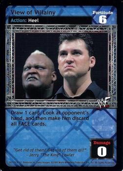 2000 Comic Images WWF Raw Deal #90 View of Villainy Front