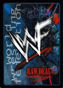 2000 Comic Images WWF Raw Deal #91 Shake It Off Back