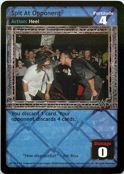 2000 Comic Images WWF Raw Deal #96 Spit At Opponent Front